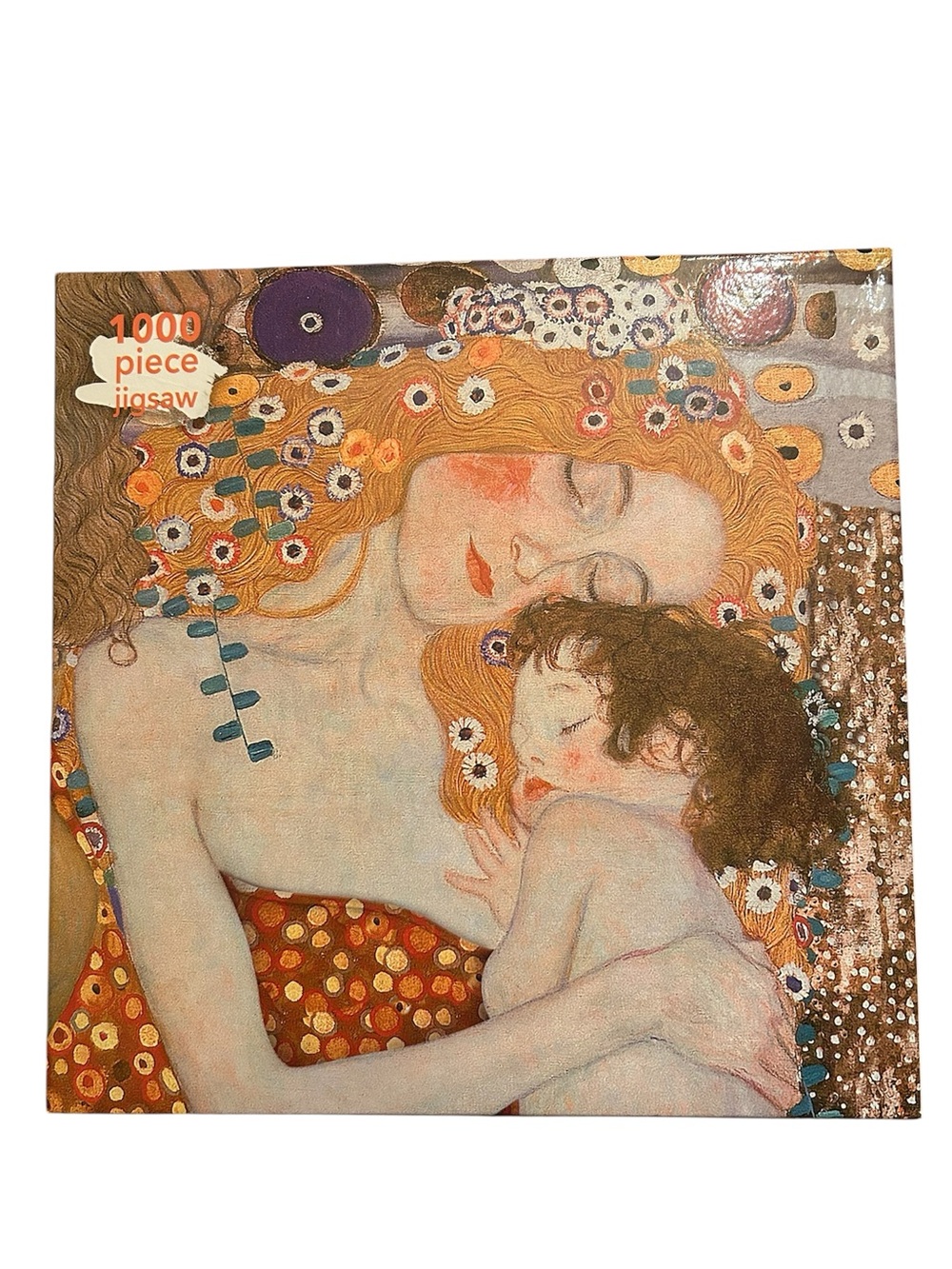Gustav Klimt 1000 piece puzzle of The Three Ages of Woman by flame tree